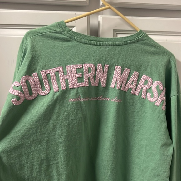 Southern Marsh long sleeve green women’s medium T-shirt - Picture 5 of 6